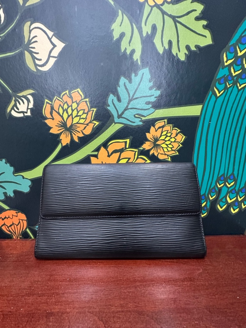 Louis Vuitton Epi Leather Long Wallet Black Purple Interior Continental - Picture 4 of 11